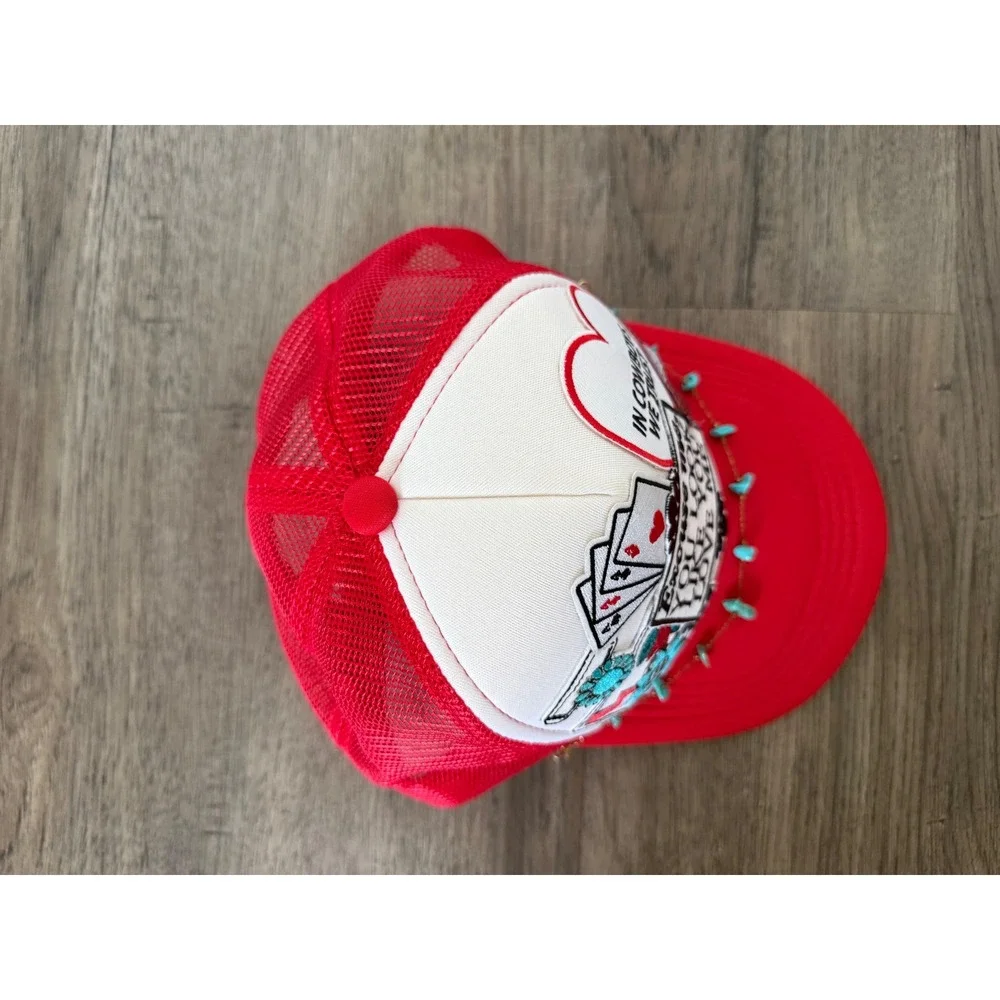 Custom Western Trucker Hat Excuse Me You Look Like You Love Me Cowgirl Snapback